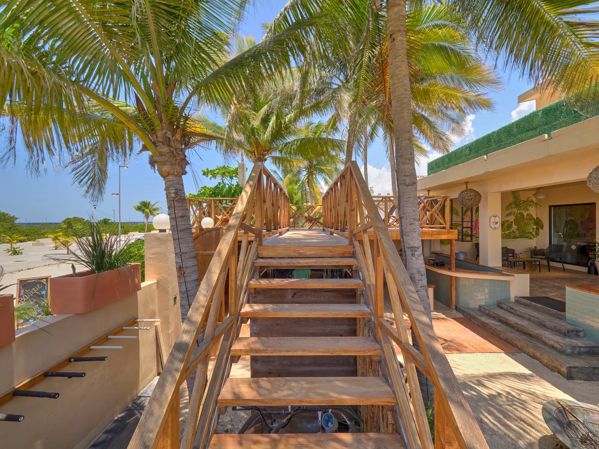 La Bocania – Boutique Beachfront Hotel & Private Owner’s Residence on the Malecón, Progreso — beach property in Yucatán Beach — photograph 3