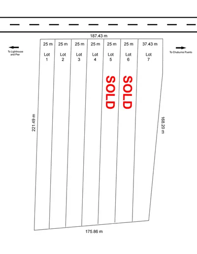 Chuburna Dunes Super Deep Lagoon Lots — beach property for sale in Yucatán Beach