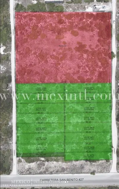 Huge San Benito Beach Lots!!! — beach property for sale in Yucatán Beach