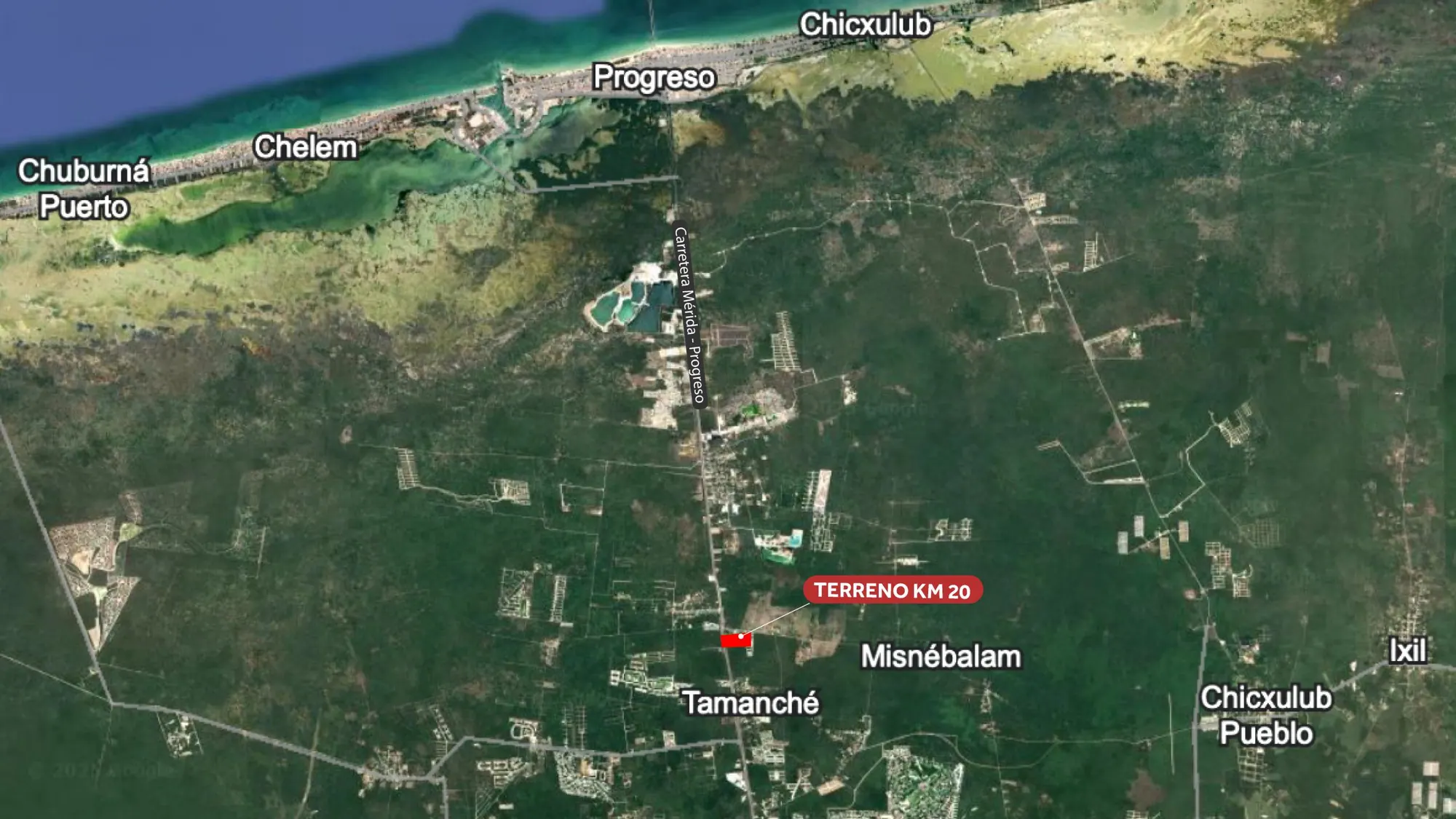 EXCELLENT INVESTMENT OPPORTUNITY: LAND AT KM 20 OF THE MÉRIDA-PROGRESO HIGHWAY — land & lot in Outside Mérida — photograph 2