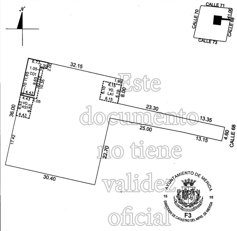 Expansive Centro Lot – Block-to-Block Opportunity — colonial home for sale in Mérida Centro