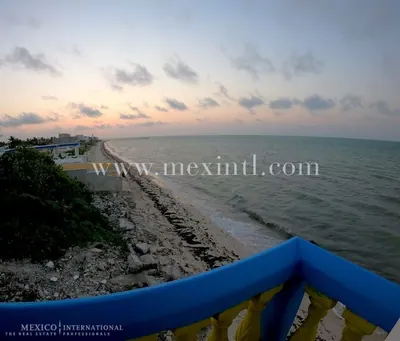 Solar Powered Telchac Beach Front — beach property for sale in Yucatán Beach